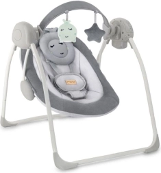 Електрически шезлонг с мелодии MOMI Liss – сив