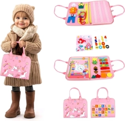 Сензорна busy книга Еднорог 1 от 2Kids Toys