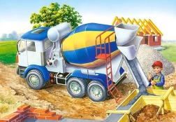 Construction Site Mixer Puzzle 60 Pieces