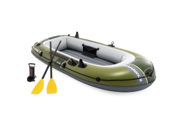 Надуваема лодка INTEX Seahawk 2 за 2 души с гребла и помпа