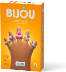 Modelína HEY CLAY BIJOU Sweet Rings – комплект за изработка на сладки пръстенчета
