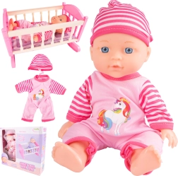 Baby Doll with Cradle