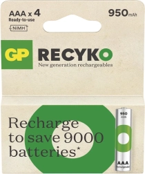 Акумулаторни батерии AAA Ni-MH 950mAh GP ReCyko