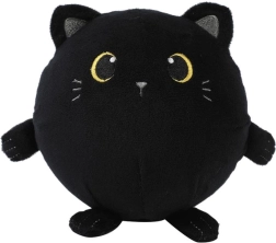 Скуиши плюшена играчка черно котенце 15 см