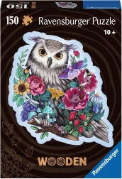 Дървен пъзел Тайна сова 150 части RAVENSBURGER
