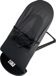 Детски люлеещ шезлонг – черен