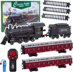 Classic electric train with 2.4 GHz remote control with lights, sounds and smoke CLASSIC TRAIN