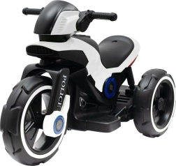 Детски електрически мотор BABY MIX Police бял