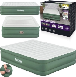 Bestway Самонадуваем двоен надуваем матрак 203x152x46 см