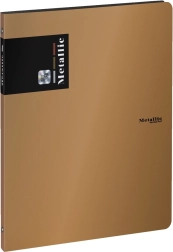 Класьор A4 Metallic меден