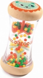 Дървена мъниста дрънкалка с перки DJECO