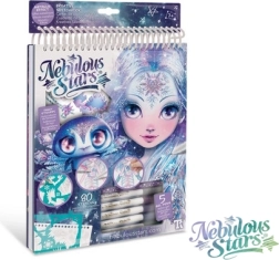 Nebulous Stars Iceana Creative Sketchbook with Stencils and Metallic Pens