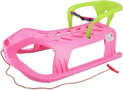 Пластмасова шейна с облегалка Baby Mix Snow Star, розова
