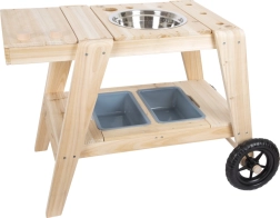Дървена външна детска кухничка small foot – компактна мобилна mud kitchen