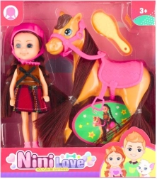 Horse Rider Doll 15 cm with Accessories