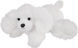 Plush white puppy 28 cm