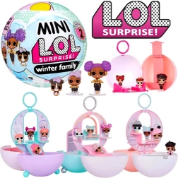 Мини L.O.L. Surprise зимно семейство – снежна топка с куклички, серия 2