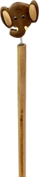 Wooden Pencil with Elephant Head
