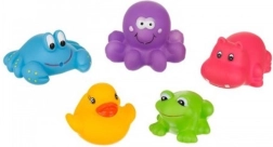 Играчка за къпане Akuku – малки животинки, комплект 5 бр.