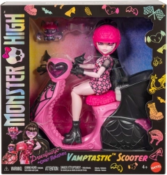 Monster High Draculaura с вампирски скутер и прилеп