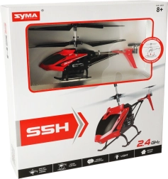 RC хеликоптер SYMA S5H 2.4GHz RTF – Червена