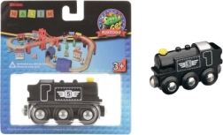 Maxim wooden diesel locomotive – black