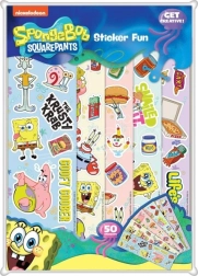 Стикери SPONGEBOB – комплект 5 листа