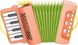 Детска хармоника акордеон 23 см