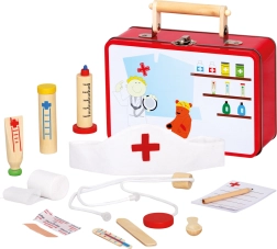 Bino wooden medical kit for children