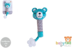 Плюшена пищялка и гризалка мече BABYTED 25 см