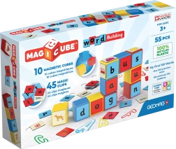 Geomag Magicube Words образователен магнитен конструктор 55 части
