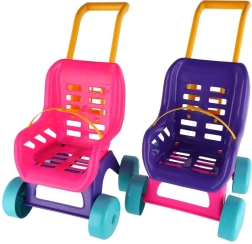 Teddies количка за кукли Buggy Sport розово‑лилава
