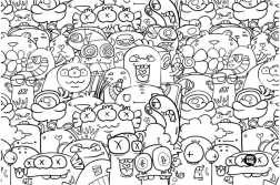 Подложка за бюро Monsters