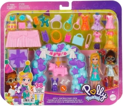 Polly Pocket рожденденско парти – моден игрови сет с кукли и аксесоари