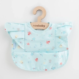Луксозен момичешки лигавник с волани NEW BABY