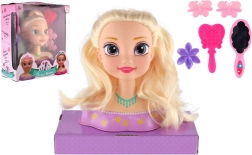 Глава за прически блондинка с аксесоари