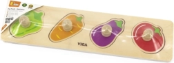 Дървен пъзел с дръжки – зеленчуци