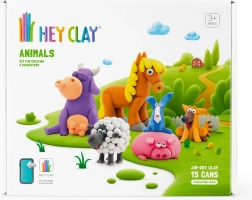 Hey Clay животинки – креативно пенлива моделина за деца 3+