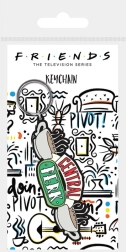 Гумен ключодържател Приятели
