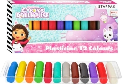 Пластилин 12 цвята GABBY'S DOLLHOUSE STARPAK