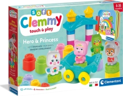 Clementoni Soft Clemmy голям комплект за игра с книжка – рицар и принцеса