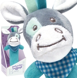 Woopie плюшена играчка магаренце за кърмачета