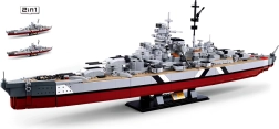 Sluban ModelBricks бойен кораб BISMARCK 2в1 конструктор 1:350