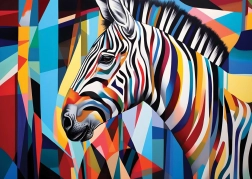 Zebra Puzzle 1000 Pieces