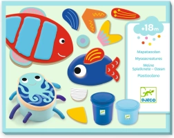 Комплект с пластилин Морски животни Djeco