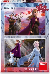 Пъзел Dino Frozen II Очакване 2x77 части