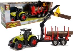 Трактор с горски ремарке, трупи и въртящо се рамо