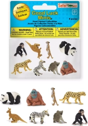 Safari Ltd. екзотични животни – Good Luck Minis fun pack (8 мини фигурки)