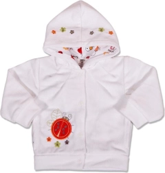 Suede-effect hoodie for baby 86 (12–18 months)