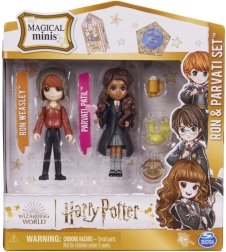 Harry Potter Magical Minis двоен комплект фигурки Рон и Парвати с аксесоари